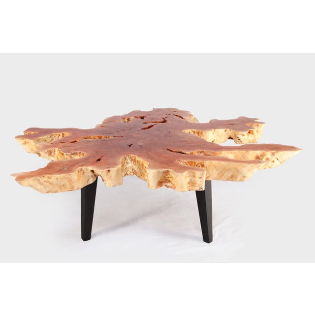 Modern Lychee Living Edge Coffee Table 97 For Sale In Greensboro - Image 6 of 6