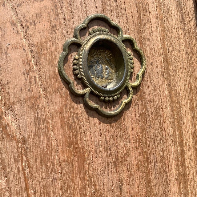 Late 19th Century Antique Kiri Wood and Hand Forged Hardware Tansu Chest For Sale - Image 5 of 14