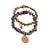 Multicolor Hematite Stone Protective Evil Eye Lucky Elephant Bracelet Set For Sale - Image 11 of 11