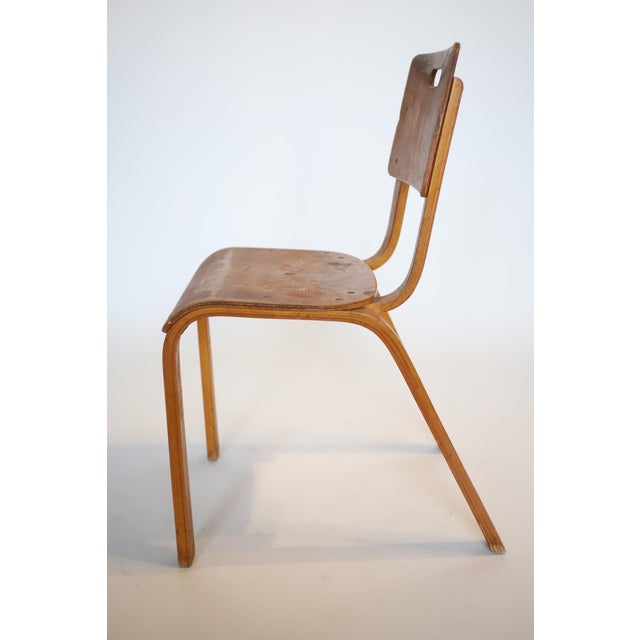 Thonet Mid 20th Century Bentwood Childs Chair Attributed to Thonet For Sale - Image 4 of 17
