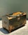 Late 20th Century Vintage Crackle Finish Lounging Tiger Trunk For Sale - Image 5 of 12