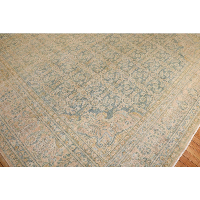 Zabihi Collection Light Green Persian Room Rug For Sale - Image 4 of 9