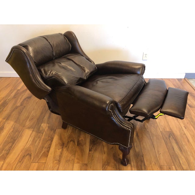 Bradington Young Presidential Reclining Wing Chair Chairish