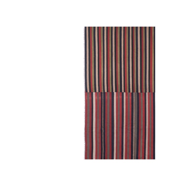 1960s Vintage Oversize Turkish Kilim Rug 9'3'' X 9'6'' For Sale - Image 4 of 13