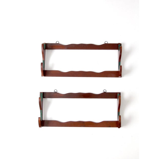 Mid 20th Century Mid-Century Wooden Gun Rack Pair For Sale - Image 5 of 17