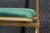 Mid 20th Century A. Fritz + Co Mid Century Gold Frame & Green Velvet Metal Folding Chairs Modern For Sale - Image 15 of 16