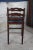 Late 20th Century Late 20th Century Maitland-Smith Country French Mahogany & Leather Hunt Club Ladderback Bar Stool For Sale - Image 5 of 12