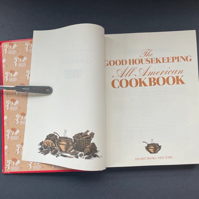 Paper Vintage Good Housekeeping All-American Cookbook - Red Hardcover - First Edition For Sale - Image 7 of 13
