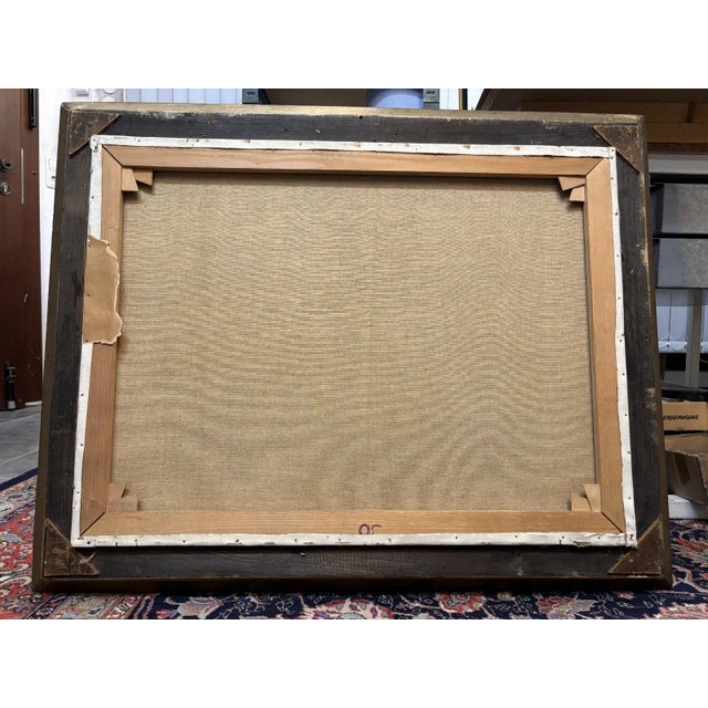 Heinrich Dietzsch, Alheimer, 1956, Oil Painting on Canvas, Framed For Sale - Image 6 of 12