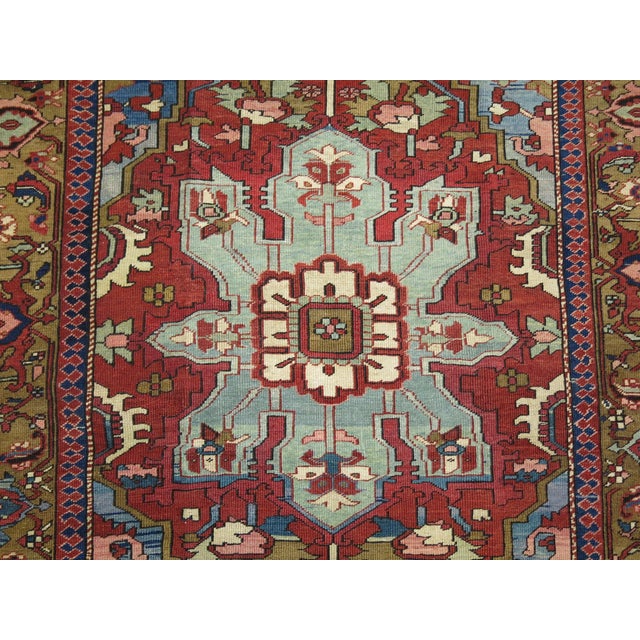 Antique Serapi Rug - 5'2" x 6'10" For Sale - Image 13 of 18
