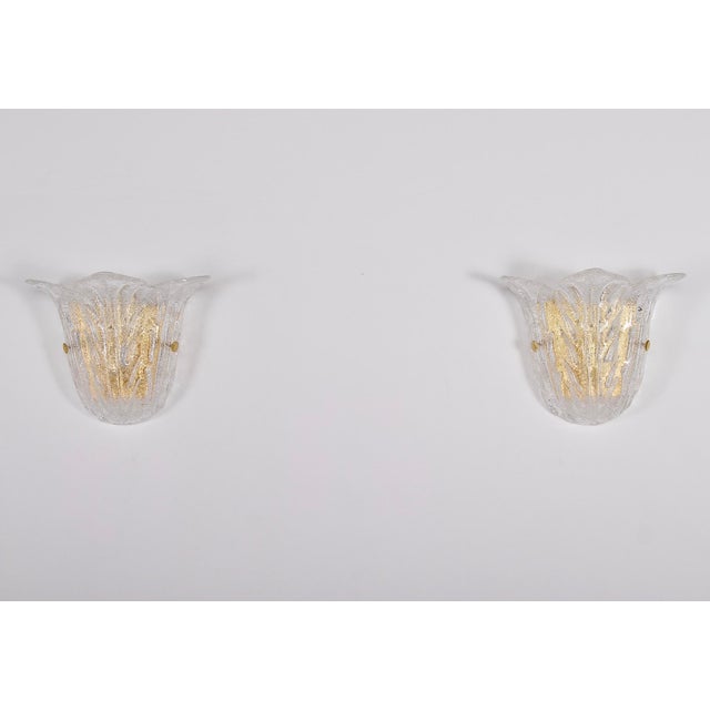 Hollywood Regency Acanthus Leaf Wall Lights, 1990s, Set of 2 For Sale - Image 3 of 13