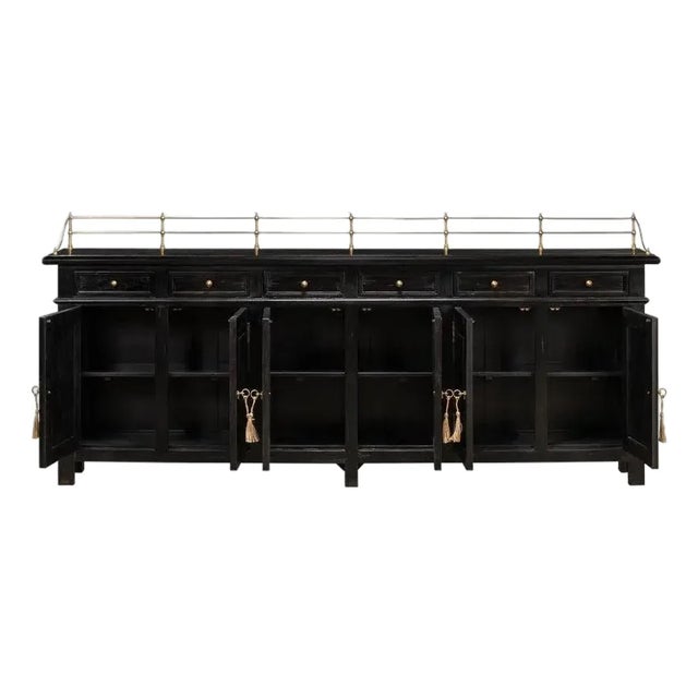 Covent Gardens Sideboard in Ebony by Sarreid LTD For Sale