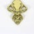 Brass Vintage Art Nouveau Style Solid Brass Door Knocker, Ornate For Sale - Image 8 of 8