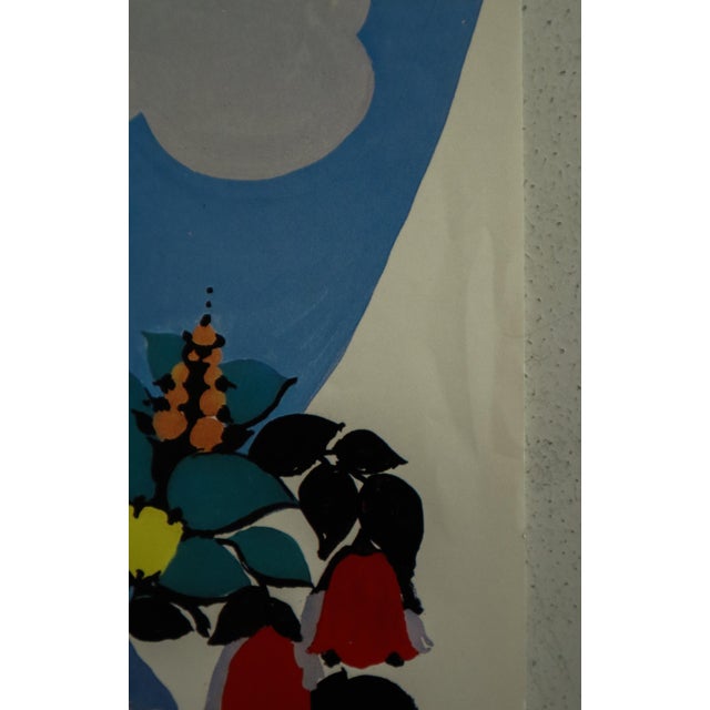 1980s 1986 Danish Poster - Bjorn Wiinblad - For Every Child a Tree For Sale - Image 5 of 5