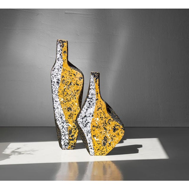 Not Yet Made - Made To Order Fragment Ochre II Sculptural Vase by Donatas Zukauskas For Sale - Image 5 of 8