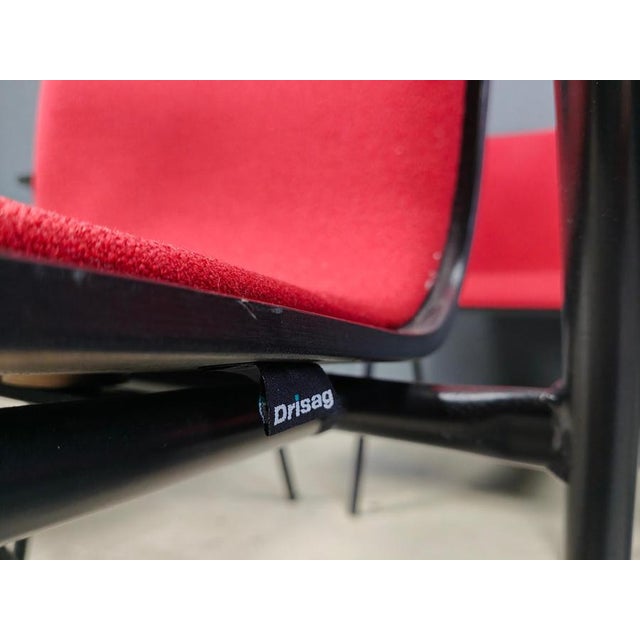 Black Vintage Occhio Chairs by Roel Vandebeek for Drisag, 2000s, Set of 6 For Sale - Image 8 of 17