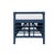 Luna Bench - Navy For Sale In West Palm - Image 6 of 7