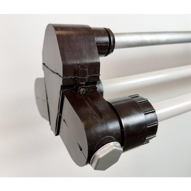 Industrial Silver Tube Light from Elektrosvit, 1970s For Sale - Image 4 of 17