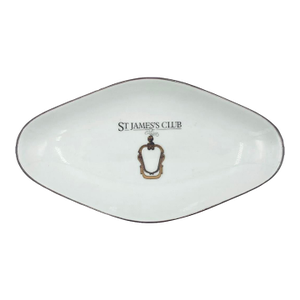1980s St. James Club & Villas Hotel Resort Antigua Porcelain Ashtray Trinket Dish