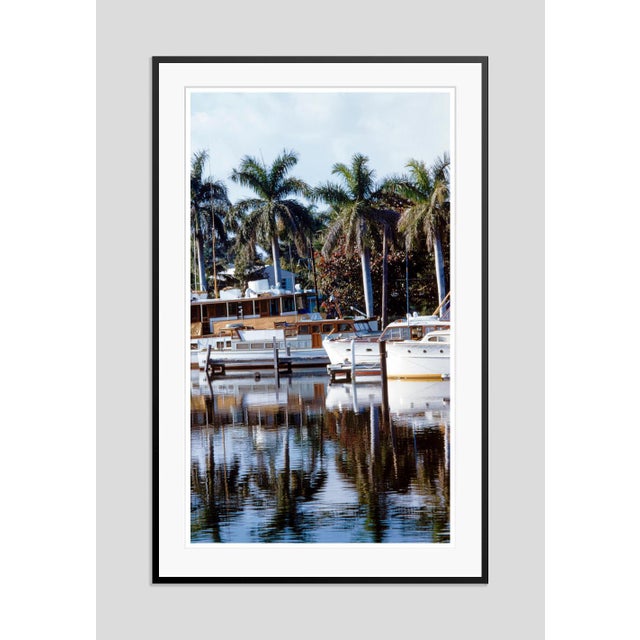 Yachts In The Harbour by Toni Frissell Exotic Yachts park at a harbour in Florida, circa 1960. (Toni Frissell) Archival...