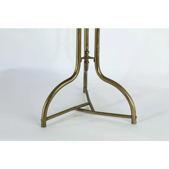 Antique Brass and Mahogany Magazine Holder For Sale - Image 4 of 8