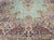 Vintage Oversized Persian Kerman Rug, Hand-Knotted Wool, Floral Pattern, Pale Green & Red, 12x16 For Sale - Image 13 of 15