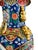 Vibrant Vintage 1970s Chinese Famille Rose Medallion Floor Vase | Chinoiserie Grand Decor With Foo Dog Handles For Sale - Image 10 of 15