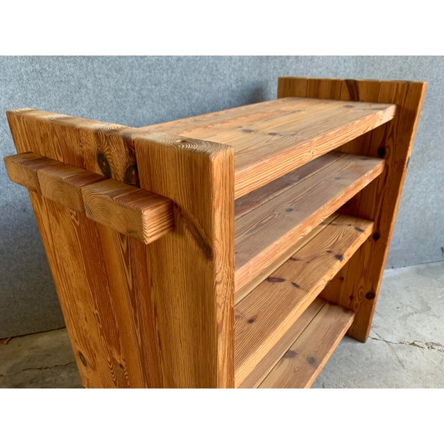 Danish Pomeranian Pinewood Shelf by Christian IV for Chr. 4, 1970s, in Very Good conditions. Designed 1970 to 1979 I have...