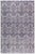Art Nouveau Arabesque Dark Gray Art-Style Rug "Lilac Arabesque" For Sale