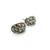 Traditional 1990s Pair of John Hardy Estate Jaisalmer Belly Earrings with Omega Back 18k G Sterling Silver For Sale - Image 3 of 7