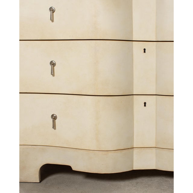Beige Ralph Lauren Art Deco Style Beauworth Parchment Chest For Sale - Image 8 of 17