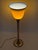 French Art Deco Style Table Lamp with Brown Overlay Glass, 1980s For Sale - Image 3 of 17