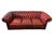 Leather Chesterfield Sofa and Armchairs, Set of 3 For Sale - Image 5 of 9