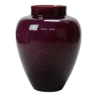 Antique Steuben Plum Art Glass Vase Unsigned C1920 For Sale