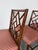 1960s English Georgian Chinese Chippendale Style Mahogany Cockpen Dining Chairs – Set of 4 For Sale - Image 15 of 17