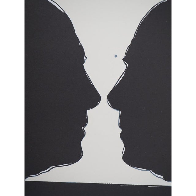 Modern Jasper Johns, Coupe aux deux Picasso, Lithograph For Sale - Image 3 of 6