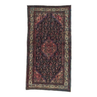 Early 20th Century Antique Persian Hamadan Rug, 04'05 X 08'03 For Sale