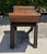 Vintage Woven Rattan Scroll-Arm Footstool / Side Table For Sale In Naples, FL - Image 6 of 11