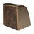 Black "Falce" Ice Bucket With Bronze, Stainless Steel, Walnut, Handmade For Sale - Image 8 of 9