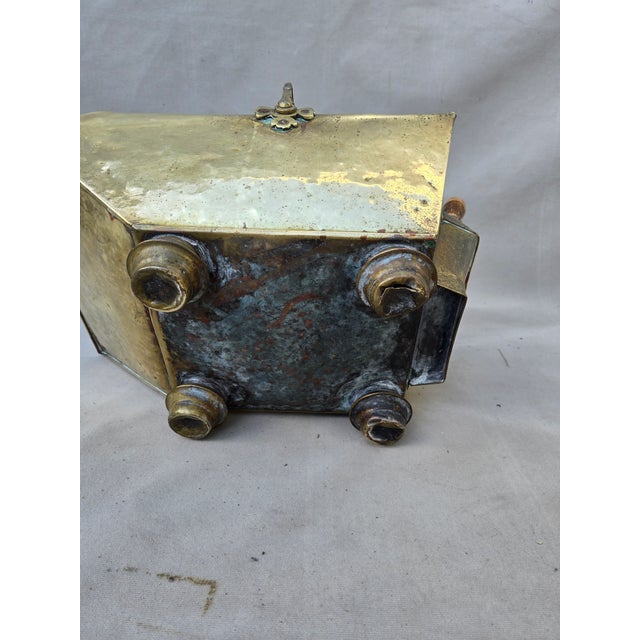 19th Century Brass Coal Bucket by Henry Lovebridge For Sale - Image 11 of 13