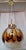 Vintage Hanging Lamp with Brass Frame from Kaiser, 1970s For Sale - Image 6 of 12