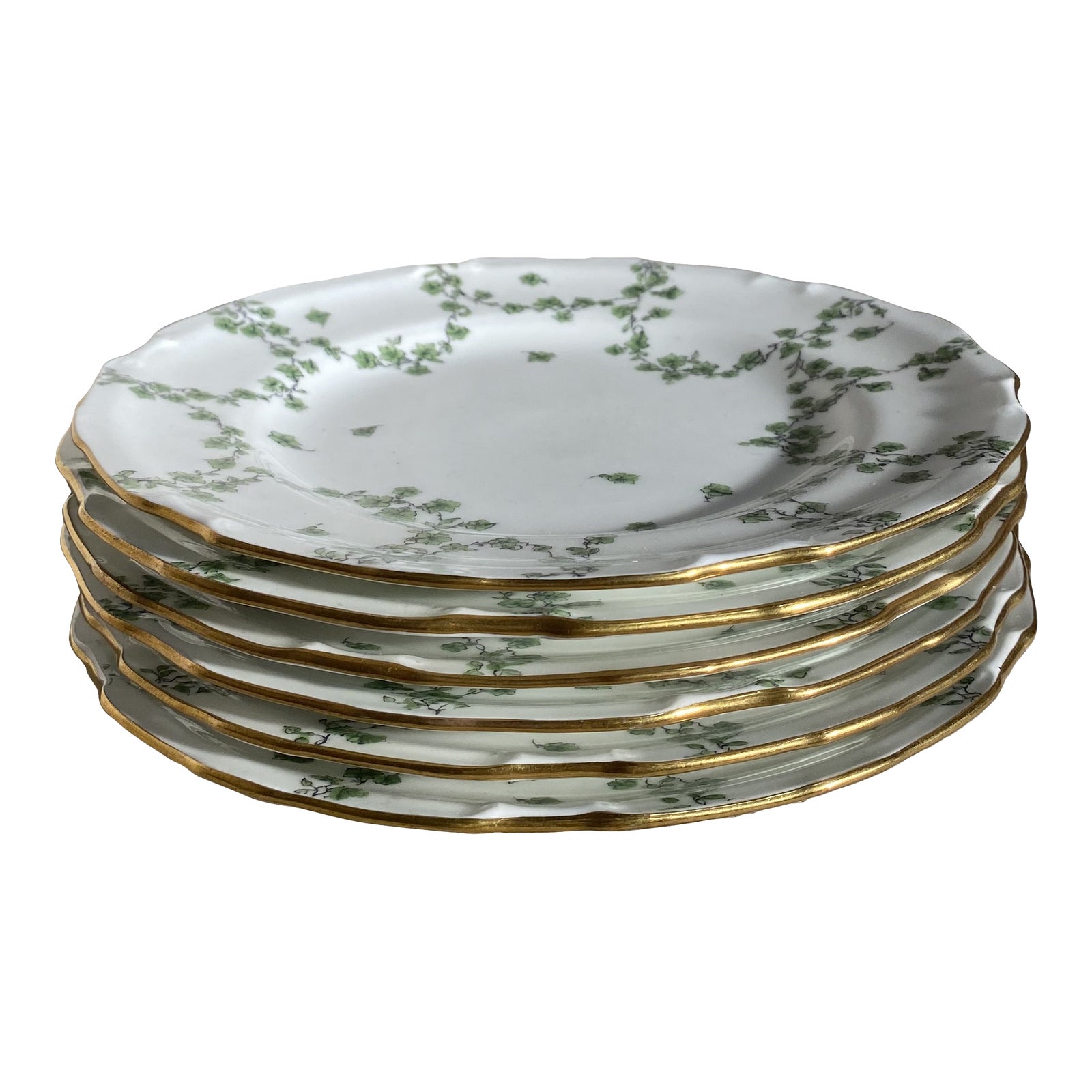 Vintage Royal Crown Derby English Tea Plates Set of 6 Chairish