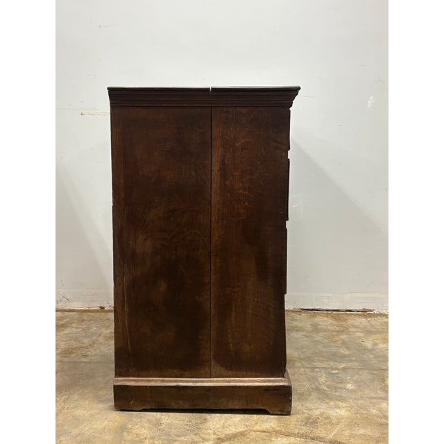 Antique English Oak Chest of Drawers For Sale - Image 12 of 12