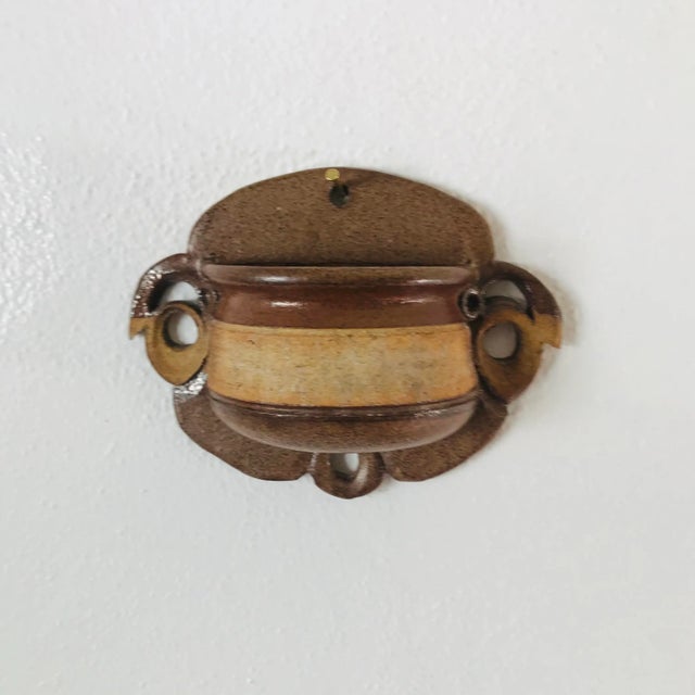 1990s Jim Stoehr Signed Studio Pottery Match Strike From 1991 For Sale - Image 5 of 8