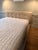 Queen Upholstered Bed Frame and Headboard For Sale In New York - Image 6 of 8