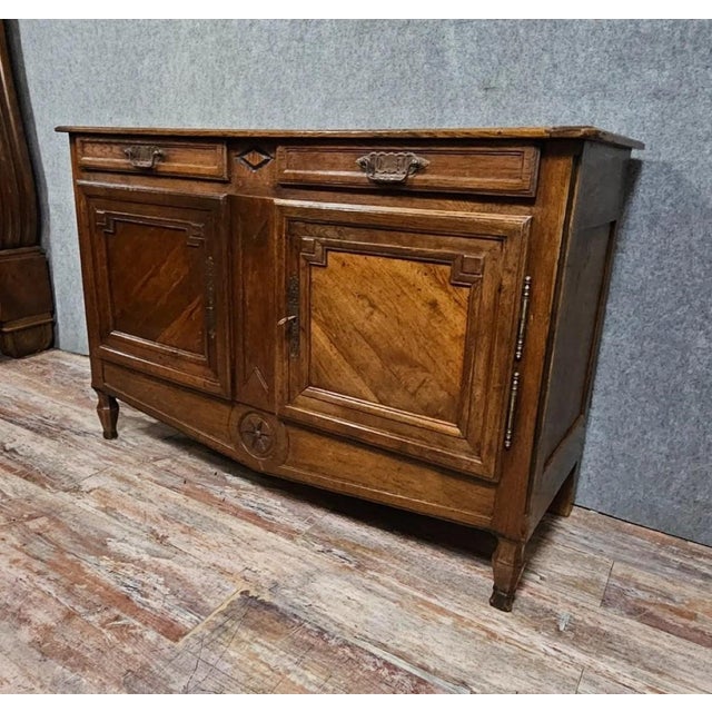 18th Century Louis XV Wooden Buffet For Sale - Image 3 of 11