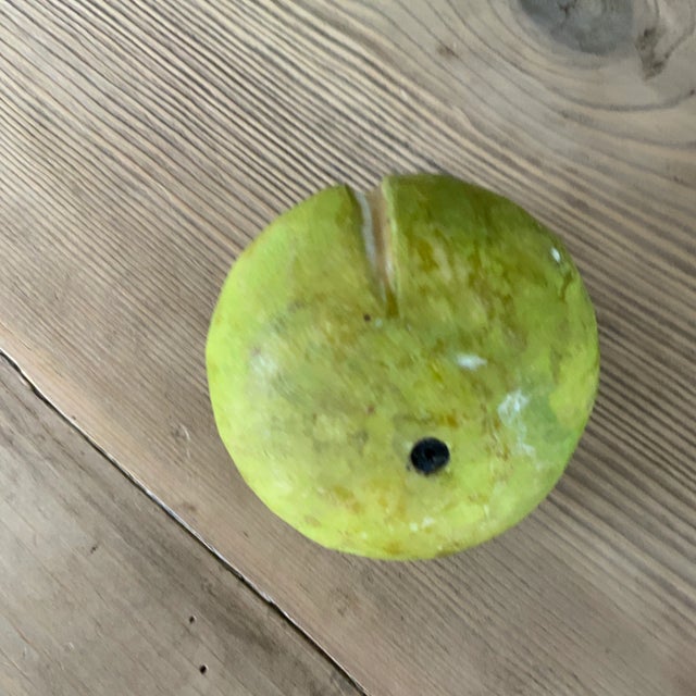 Italian Mid 20th Century Italian Alabaster Green Plums - a Pair For Sale - Image 3 of 9
