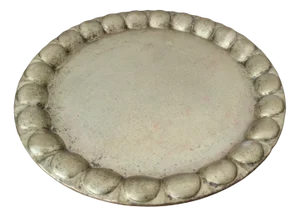 Large Art Nouveau Serving Tray in Brass, 1890s