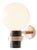 Magda II Wall Lamp in Brass with Aluminum and Blown Glass by Marine Breynaert For Sale