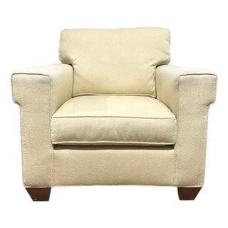 Baker Furniture Down Filled Club Chair For Sale